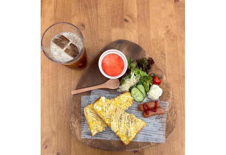 ▼タマゴトースト